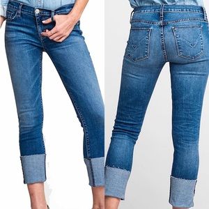 Hudson Tally Crop Skinny Jeans Impala Wash Size 25